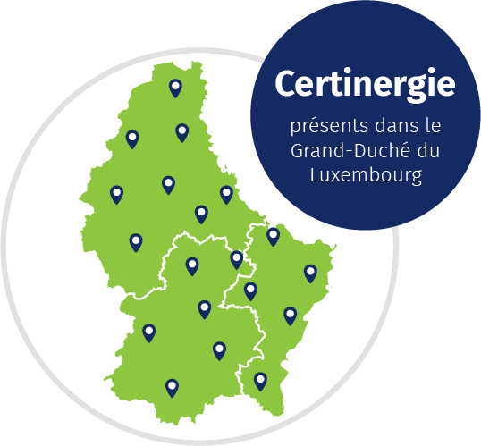 Certinergie, présents dans le Grand-Duché du Luxembourg